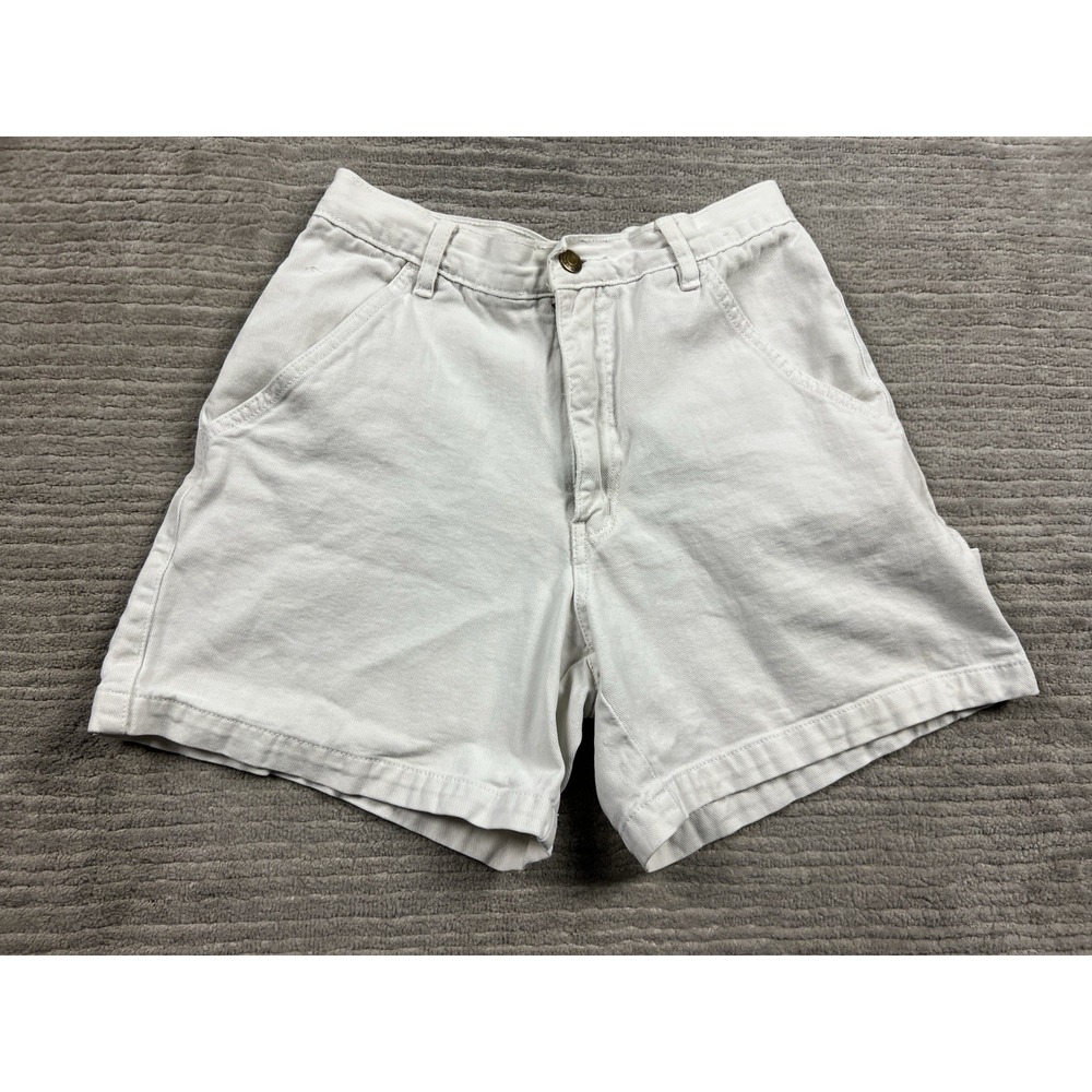 Vintage Bill Blass Jean Shorts Womens 8 White Denim Cotton Y2k 90s 100% Cotton